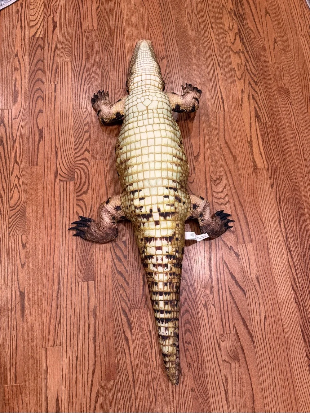 Realistic Plush Alligator
